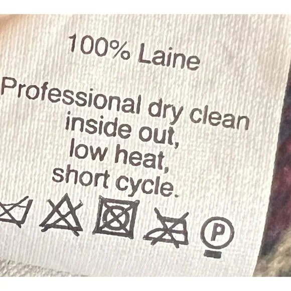 J CREW Women’s 100% Wool Fair Isle Stripe Sweater Medium Size Blue Rhinestone - Picture 9 of 9